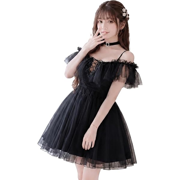 Amazon.co.jp: [ZYOOFOV] 量産型 ワンピース 花柄 可愛い レディース